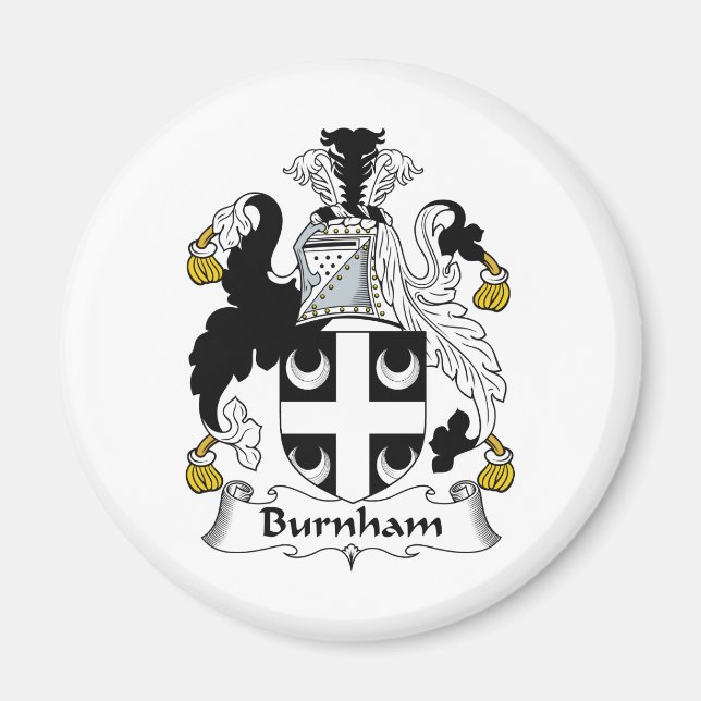 Imán Burnham Family Crest (Frente)