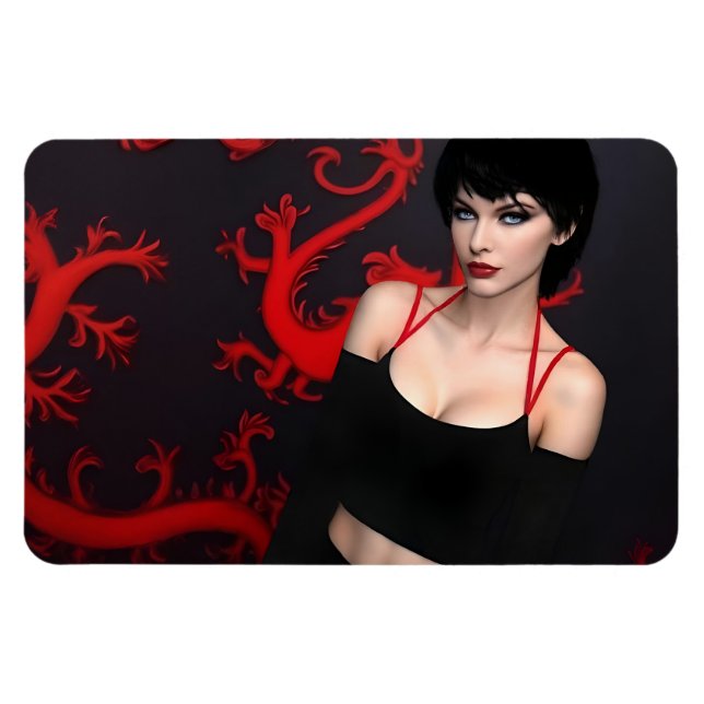 Imán Burnt Out Souls flexible photo magnet (Horizontal)