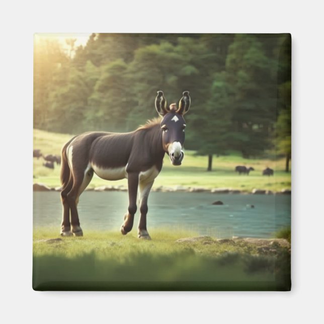Imán Burro, Asinus, Jackass, Mule, Burro, WildAss (Frente)