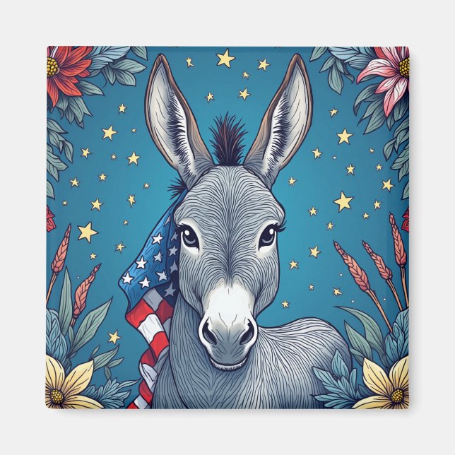 Imán Burro de la Libertad (Frente)