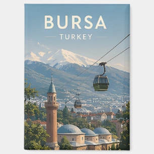 Imán 🏔️ Bursa Turquía Viajes Vistas De Montaña