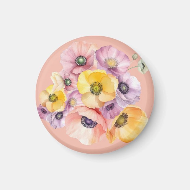 Imán Burst. de Anemones (Frente)