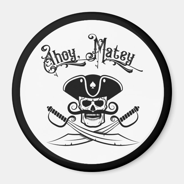 Imán Buscador de puertas de esteroom de barco pirata de (Frente)