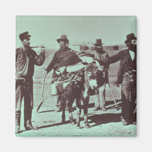 Imán Buscadores de oro norteamericanos, c.1849 (foto de