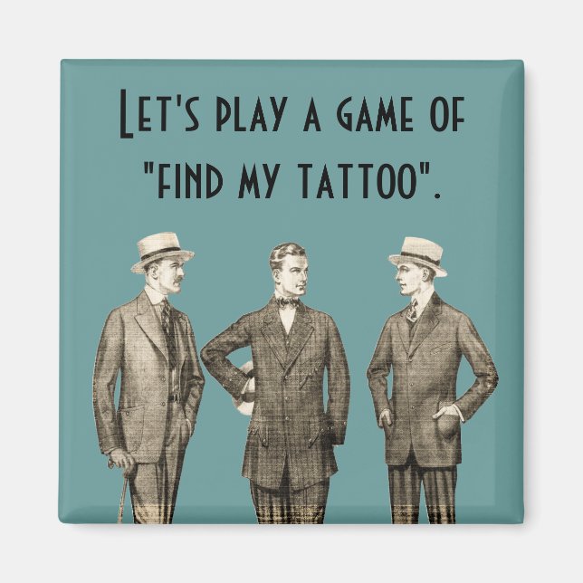 Imán Buscar mi tatuaje (Frente)