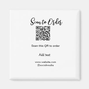 Imán Buscar para solicitar el análisis código QR agrega