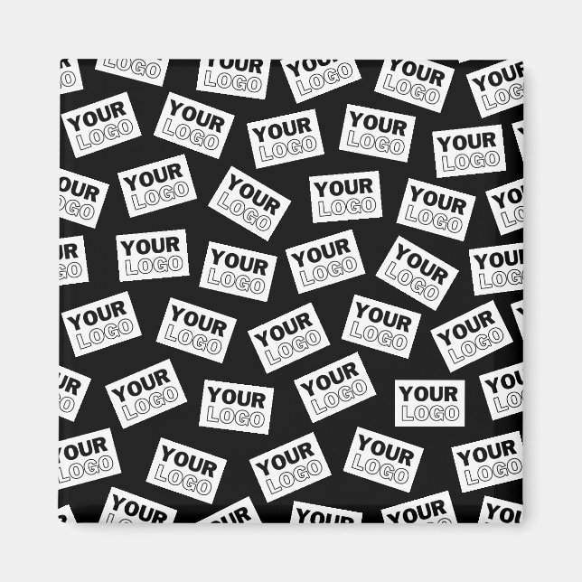 Imán Buscar su logotipo o cualquier foto colocado aleat (Frente)