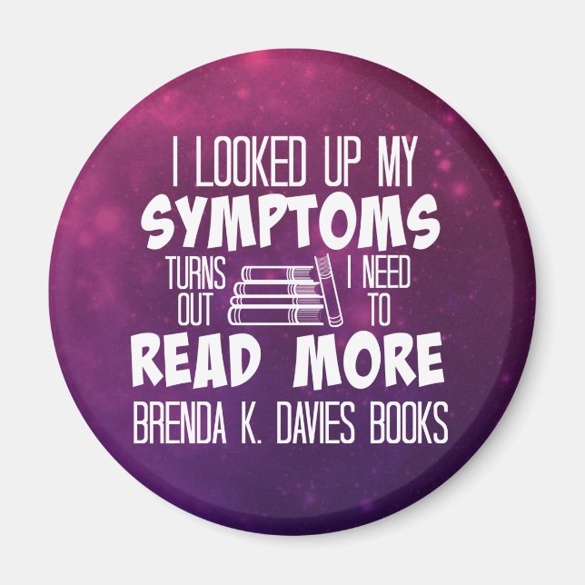 Imán Busqué Mis Síntomas Brenda K Davies Books (Frente)