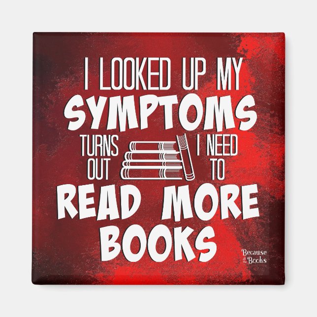 Imán Busqué Mis Síntomas Necesito Leer Más (Frente)