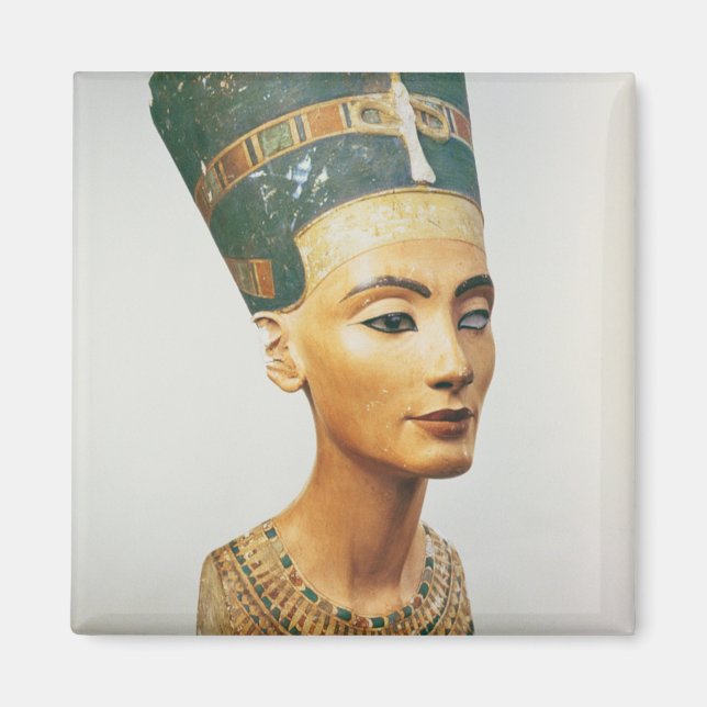 Imán Busto de la Reina Nefertiti, del estudio de la sc (Frente)