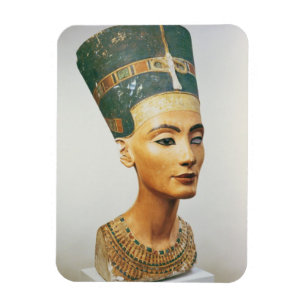 Imán Busto de la reina Nefertiti, del estudio del sc