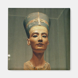Imán Busto de la reina Nefertiti, vista delantera