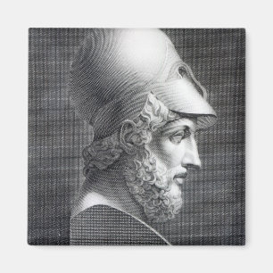 Imán Busto de Pericles, grabado por José Cozzi