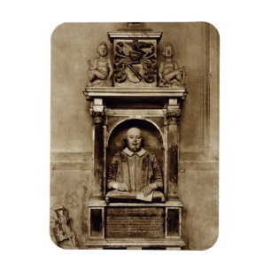 Imán Busto de William Shakespeare (1564-1616) y del