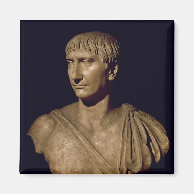 Imán Busto retrato del Emperador Trajano (Frente)