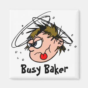 Imán Busy Baker Magnet