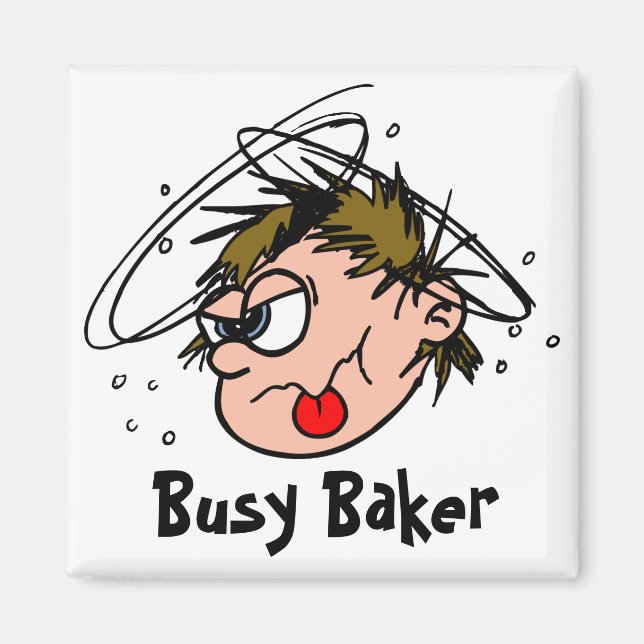 Imán Busy Baker Magnet (Frente)