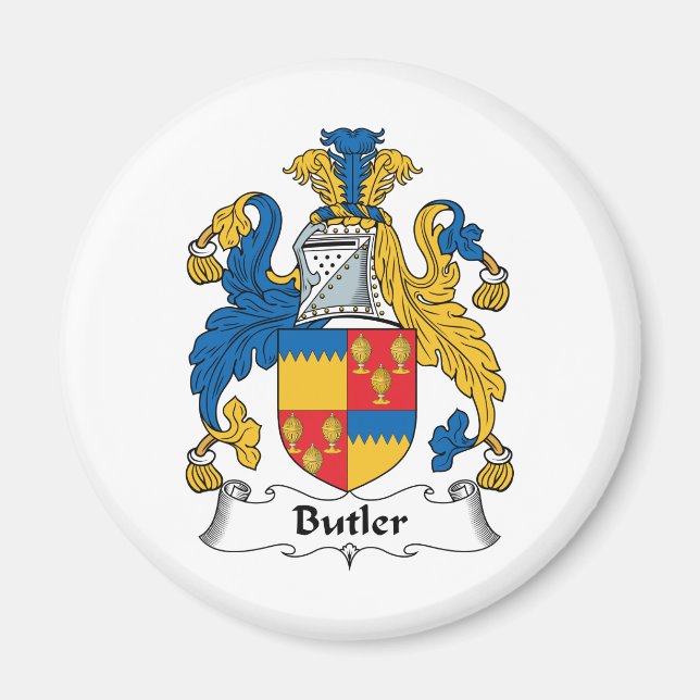 Imán Butler Family Crest (Frente)