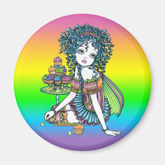 Imán "Buttercup" Copa Cake Couy Fairy Art Magnet (Frente)