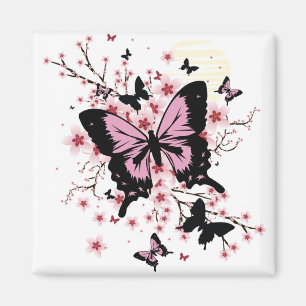 Imán Butterflies Blossom