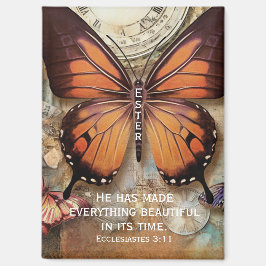 Imán Butterfly Magnet Ecclesiastes 3:11