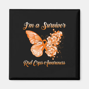 Imán Butterfly Soy un sobreviviente de la toma de conci