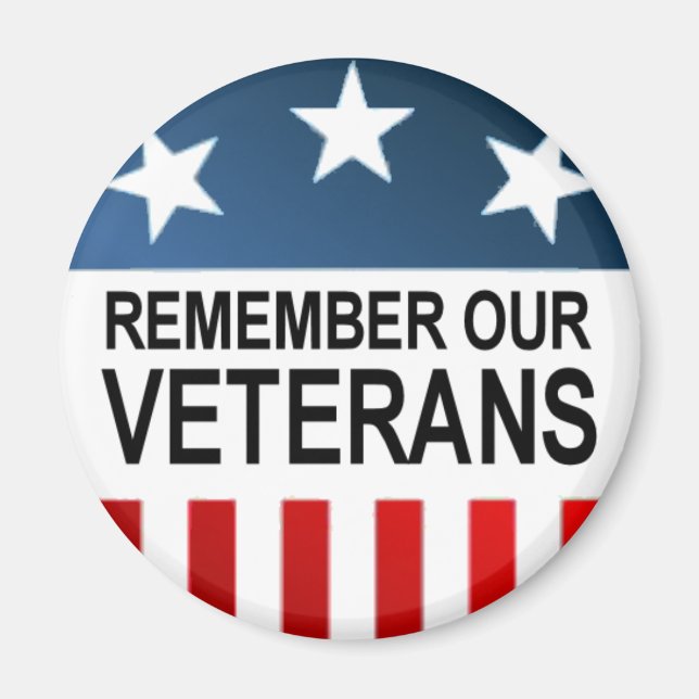 Imán BUTTON_recordar_veteranos (Frente)