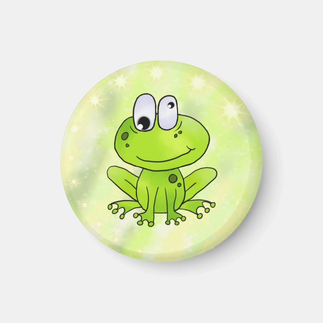 Imán Buttons, lustiger Frosch (Frente)