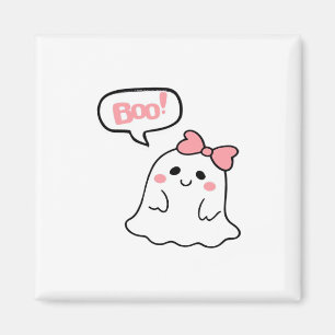 Imán ¡Buuu! Boo lindo minimal limpio