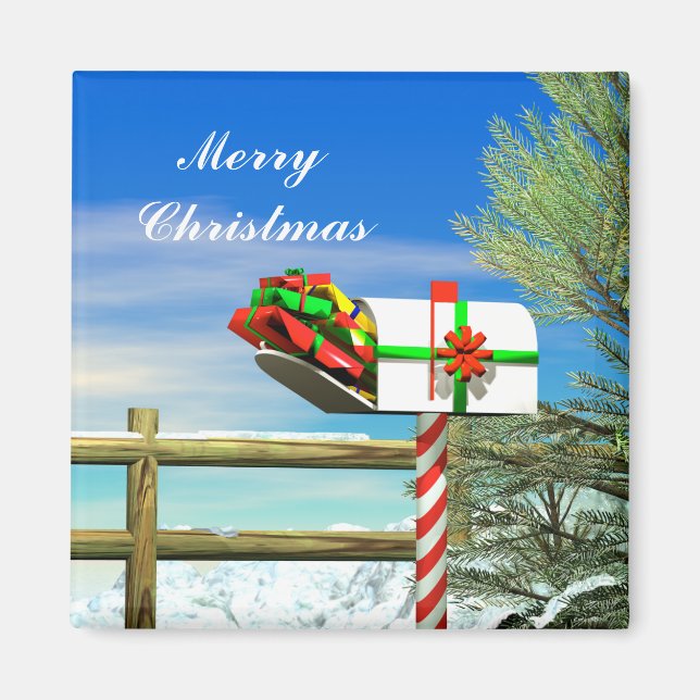 Imán Buzón de correo de navidades (Frente)