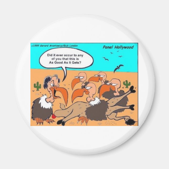 Imán Buzzard In Écstacy Funny Gifts Tees & Collectibles (Frente)