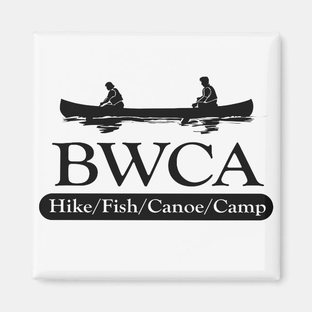 Imán BWCA/Campamento de piragüismo de peces de altura (Frente)