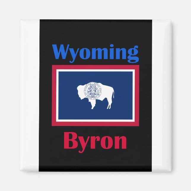 Imán Byron Wyoming (Frente)