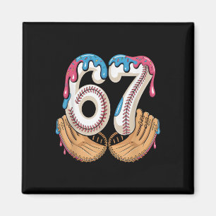 Imán Bysebyll 67 - Goteo de helado 67 Meme divertido ju