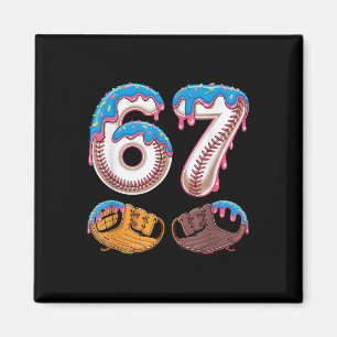 Imán Bysebyll 67 - Goteo de helado 67 Meme divertido ju