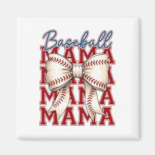Imán Bysebyll Mama Coquette Bow Game Day Bysebyll Mom M