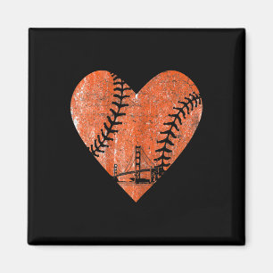 Imán Bysebyll Vintage Heart Bysebyll Deportes Mamá Día