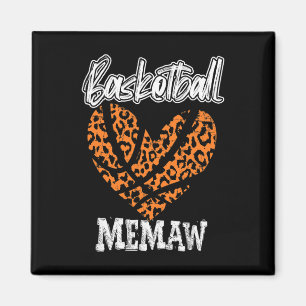 Imán Bysketbyll Memaw Top Heart Angustiado Retro Cheeta