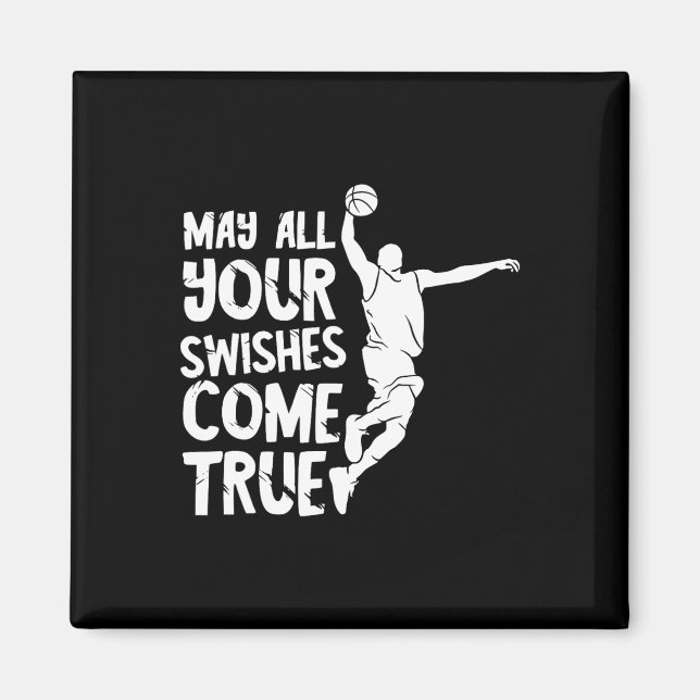 Imán Bysketbyll Swish Bysketbyll Player Bysketbyller (Frente)