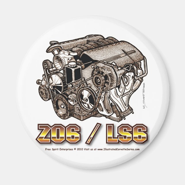 IMÁN C5 Z06 LS6 (Frente)