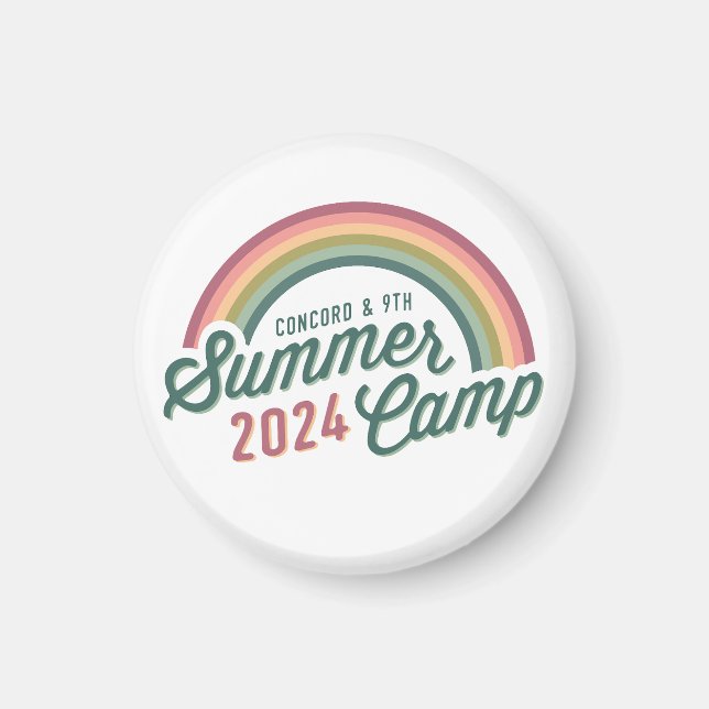 Imán C9 Summer Camp 2024 Rainbow Magnet (Frente)