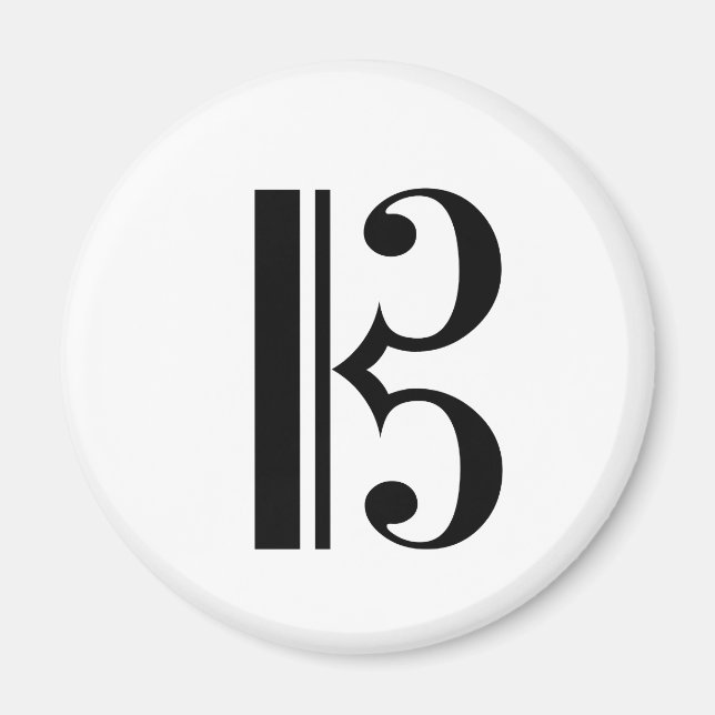 Imán C-Clef Magnet (Frente)