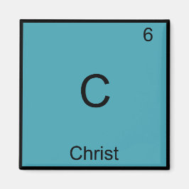 Imán C - Cristo Jesús Símbolo de elemento de química T-
