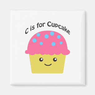 Imán C es para Cupcake