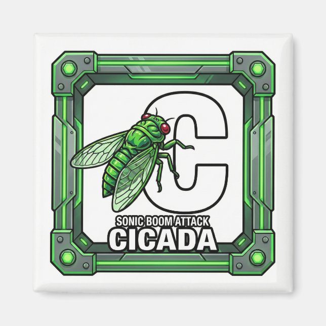 Imán C is for Cicada – GTA Style ABC Learning (Frente)