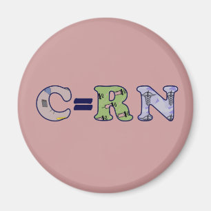 Imán C Magnet de Enfermería Estudiantil