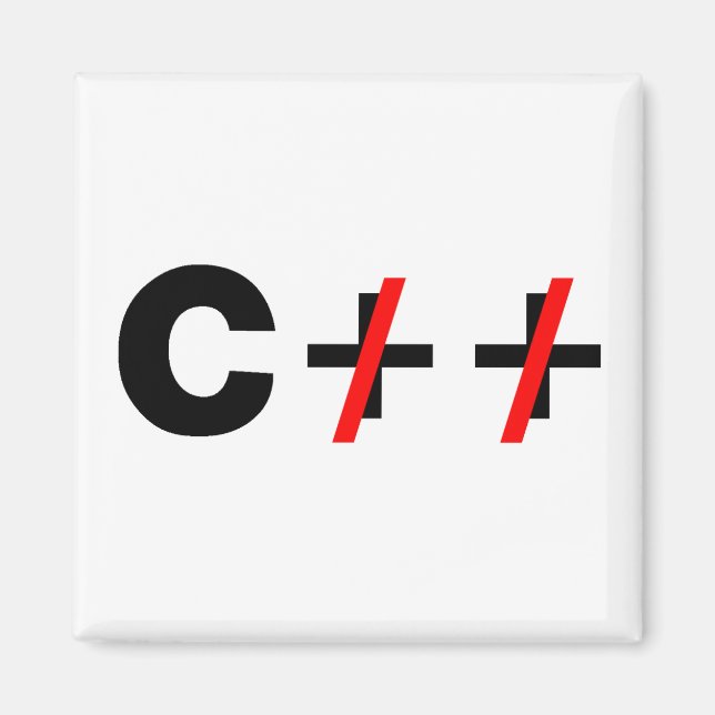 Imán C, no C++ (Frente)