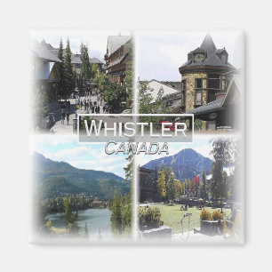 Imán CA0026 América, Canadá, Whistler, Fridge