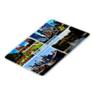 Imán CA Alberta - Calgary - Jardín de la sangre azul -