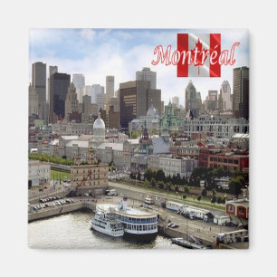 Imán CA Canadá - MONTREAL Panorama - Frigorífico